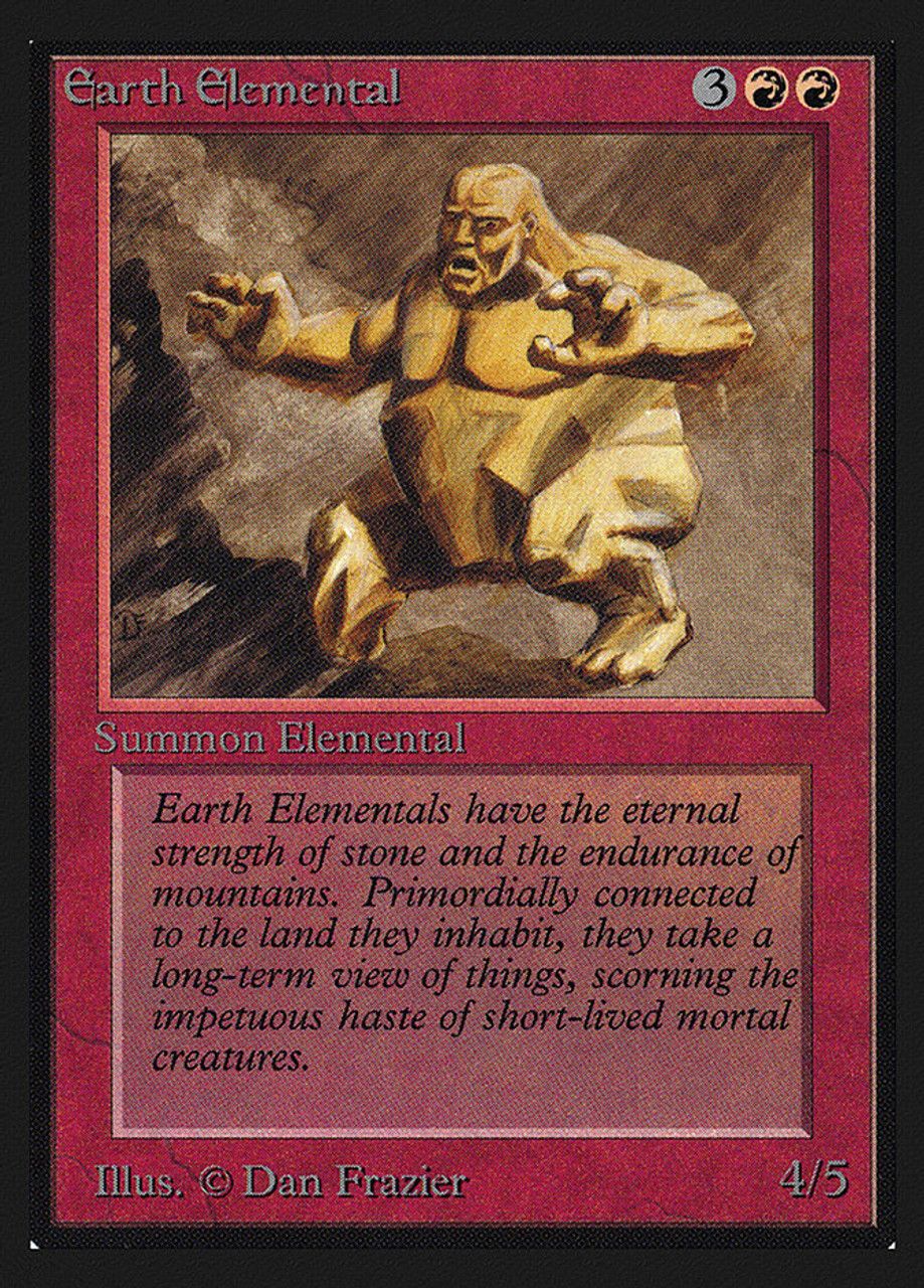 Earth Elemental (Collector's Edition) Trading Card