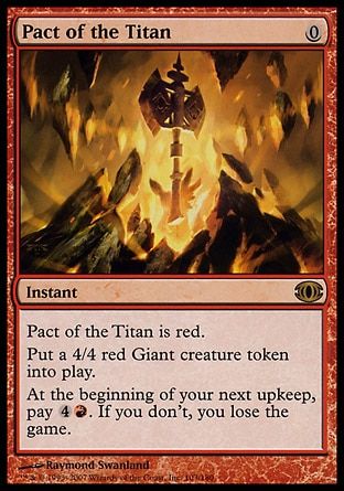 Pact of the Titan (Future Sight) Trading Card