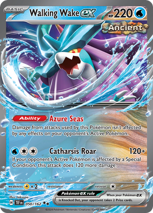 Walking Wake ex (50/162) - Temporal Forces
