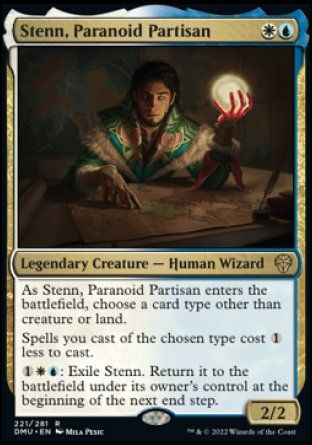 Stenn, Paranoid Partisan (Dominaria United) Trading Card