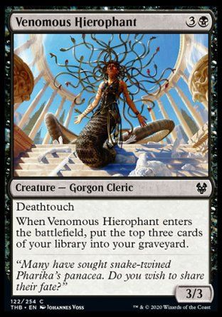 Venomous Hierophant (Theros Beyond Death) Trading Card