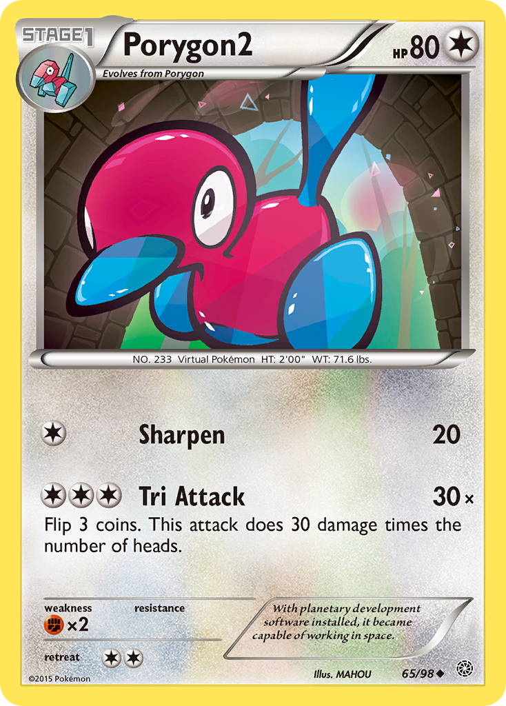 Porygon2 (65/98) - Ancient Origins Pokémon Card