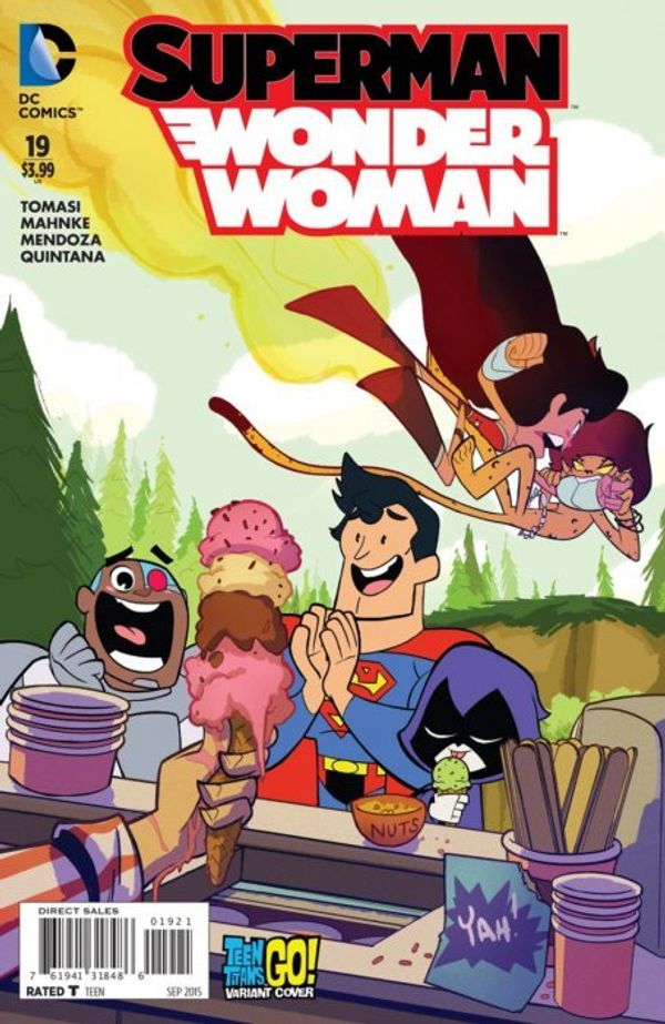 Superman Wonder Woman #19 (Teen Titans Go Variant Cover)