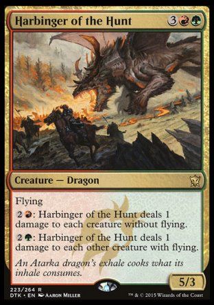 Harbinger of the Hunt (Dragons of Tarkir) Trading Card