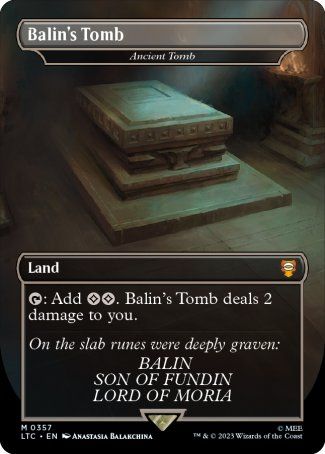 Ancient Tomb (Balin's Tomb) (The Lord of the Rings Commander Decks) Trading Card