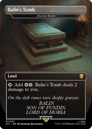 Ancient Tomb (Balin's Tomb) (The Lord of the Rings Commander Decks)