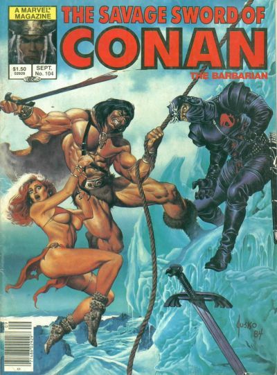 The Savage Sword of Conan #104 Comic