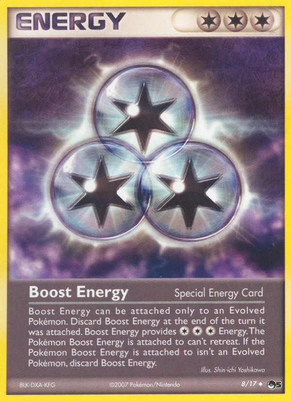 Boost Energy (8/17) - POP Series 5 Pokémon Card