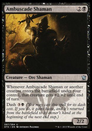 Ambuscade Shaman (Dragons of Tarkir) Trading Card