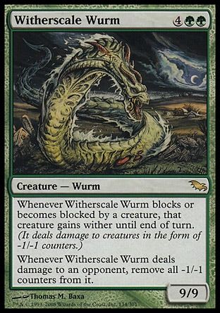 Witherscale Wurm (Shadowmoor) Trading Card