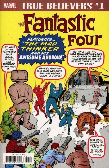 True Believers: Fantastic Four - Mad Thinker and Awesome Android #1 Comic