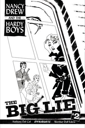 Nancy Drew and the Hardy Boys: The Big Lie #2 (Cover C 10 Copy Bullock B&w In)