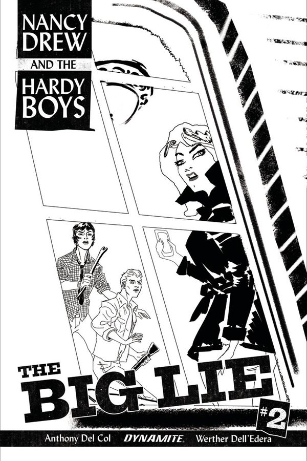 Nancy Drew and the Hardy Boys: The Big Lie #2 (Cover C 10 Copy Bullock B&w In)