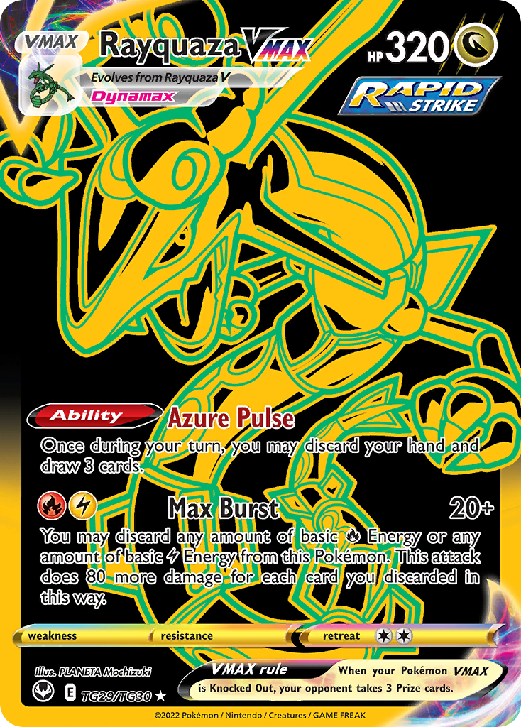 Rayquaza VMAX (TG29) - Silver Tempest Trainer Gallery Pokémon Card