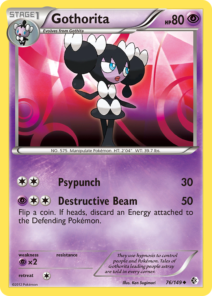 Gothorita (76/149) - Boundaries Crossed Pokémon Card