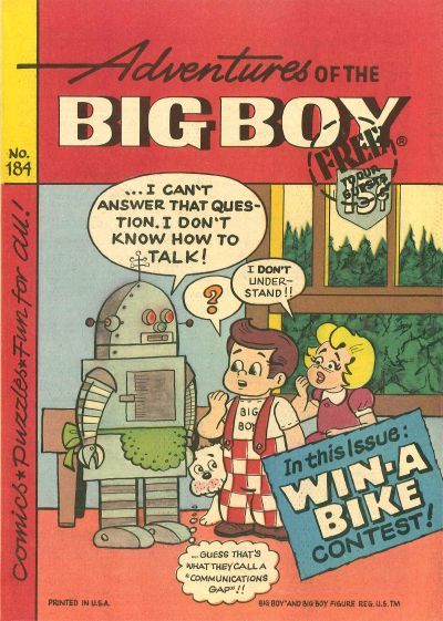 Adventures of Big Boy #184 Comic
