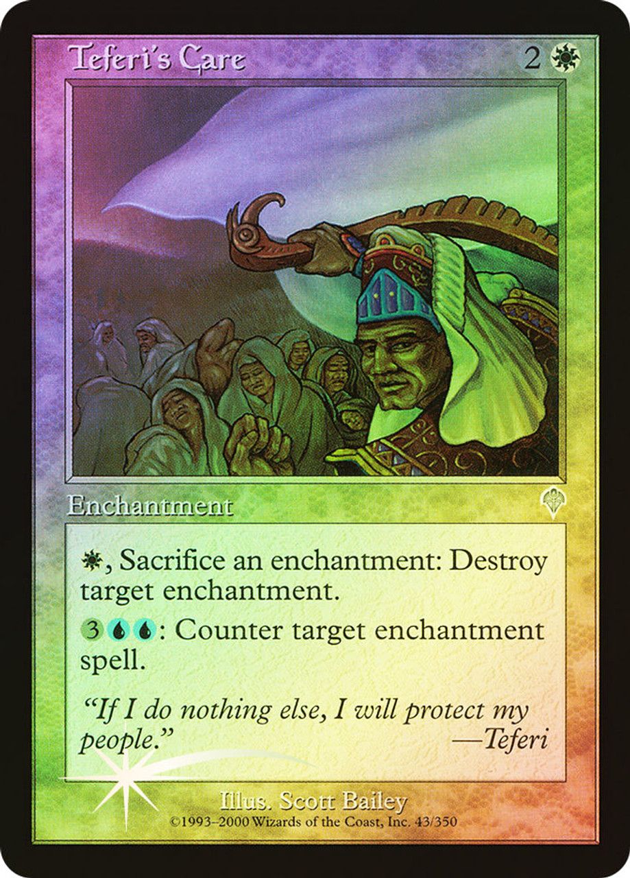 Teferi's Care (Invasion - Foil) Trading Card