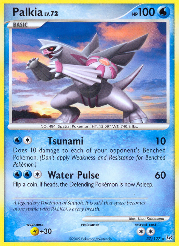 Palkia (37/127) - Platinum Pokémon Card