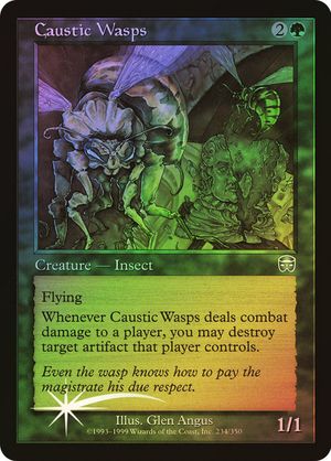 Caustic Wasps (Mercadian Masques - Foil)