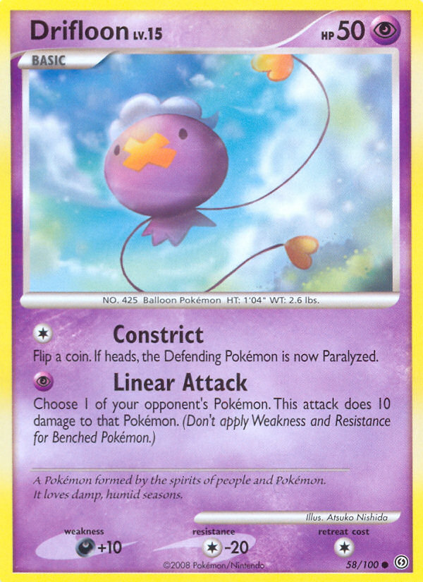 Drifloon (58/100) - Stormfront Pokémon Card