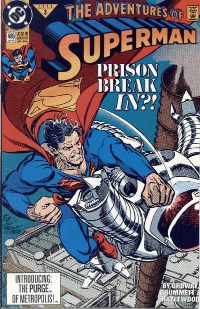 Adventures of Superman #486 Comic