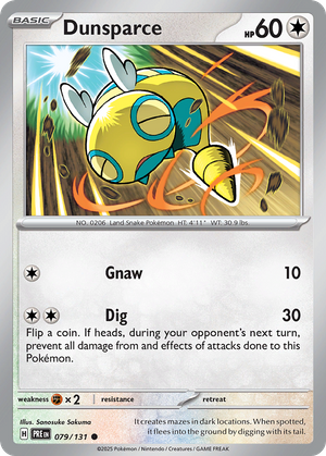 Dunsparce (79/131) - Prismatic Evolutions