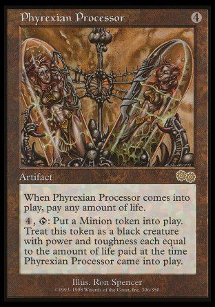 Phyrexian Processor (Urza's Saga) Trading Card