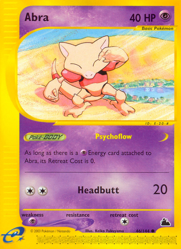 Abra (46/144) - Skyridge Pokémon Card