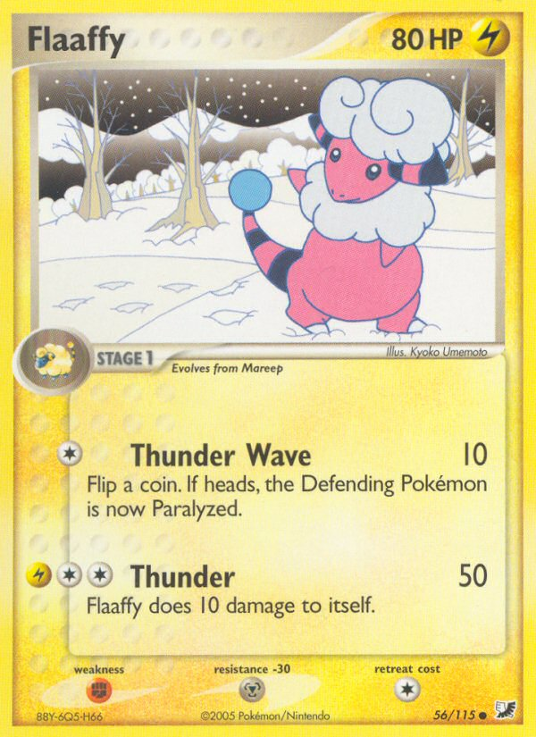 Flaaffy (56/115) - Unseen Forces Pokémon Card