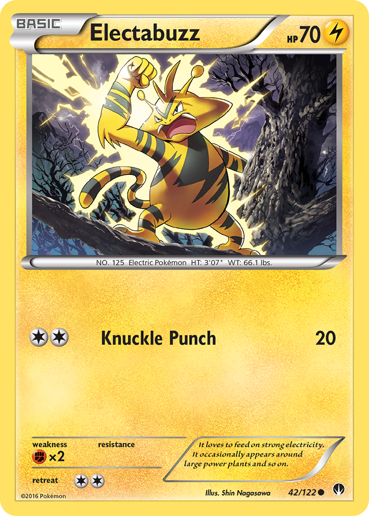 Electabuzz (42/122) - BREAKpoint Pokémon Card