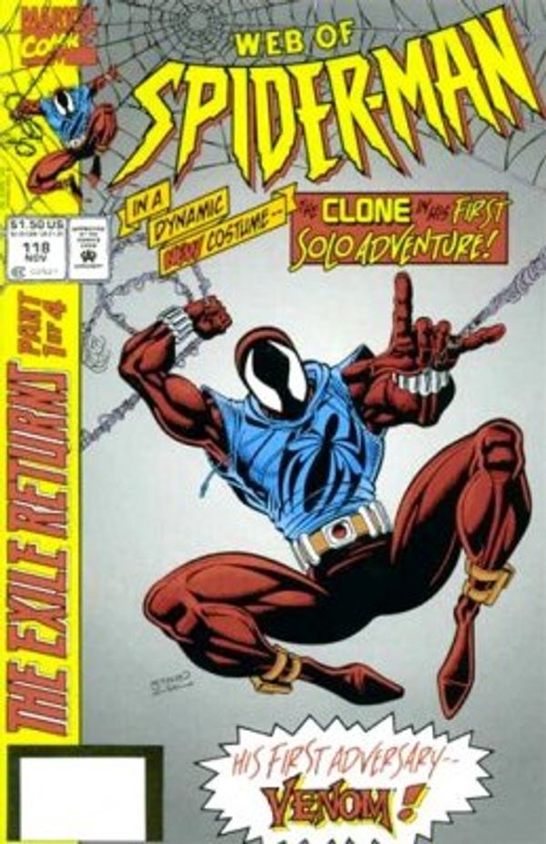 Web of Spider-Man #118 (Toybiz Figure Reprint) (2nd Printing)