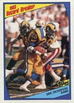 Eric Dickerson 1984 Topps #1 Sports Card