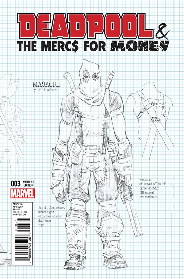 Deadpool & the Mercs  for Money #3 (Hawthorne Variant)