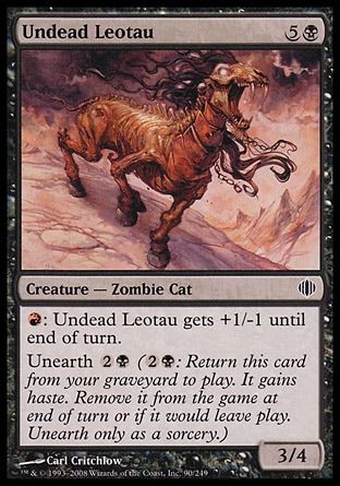 Undead Leotau (Shards of Alara) Trading Card