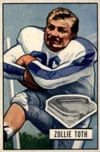 Zollie Toth 1951 Bowman #45 Sports Card