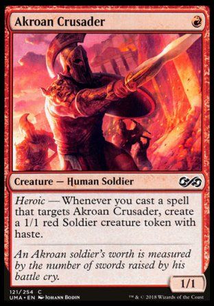 Akroan Crusader (Ultimate Masters) Trading Card