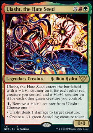 Ulasht, the Hate Seed (Kamigawa Neon Dynasty Commander Decks) Trading Card