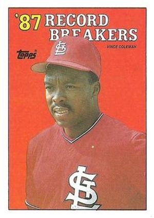 Vince Coleman 1988 Topps #1