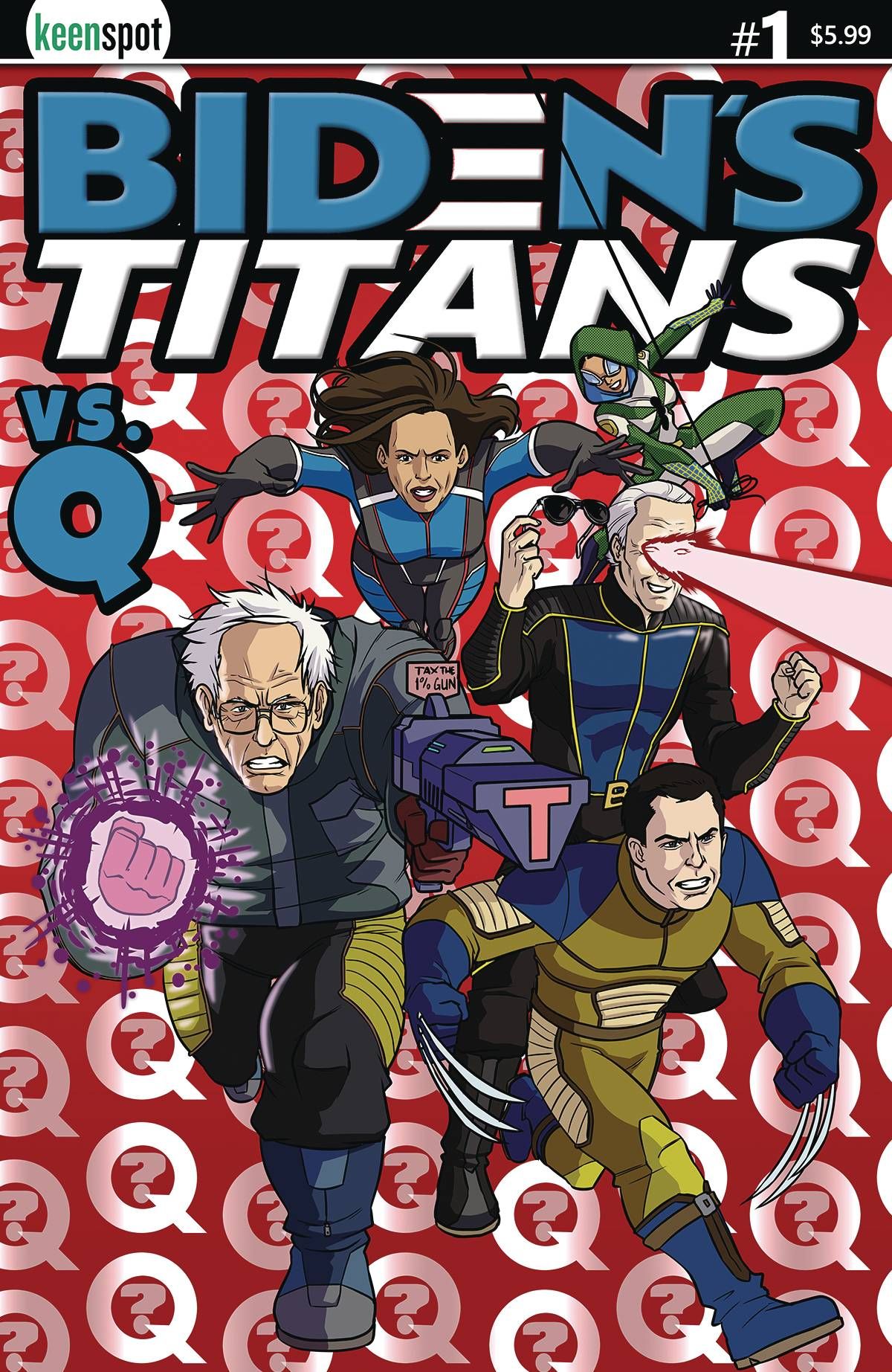 Biden's Titans Vs. Q #1 Comic