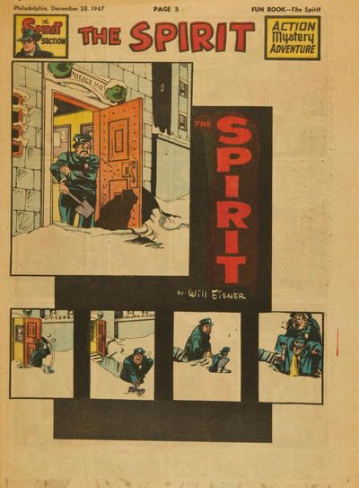 Spirit Section #12/28/1947 Comic
