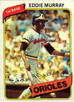  1981 Topps Baseball Card #490 Eddie Murray