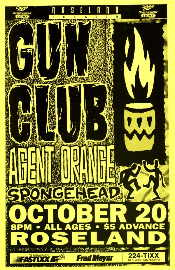 MXP-245.4 Gun Club 1993 Roseland Theater  Oct 20