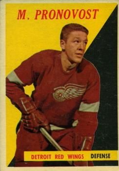 Marcel Pronovost 1958 Topps #24 Sports Card