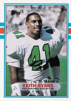Keith Byars 1989 Topps #112 Sports Card