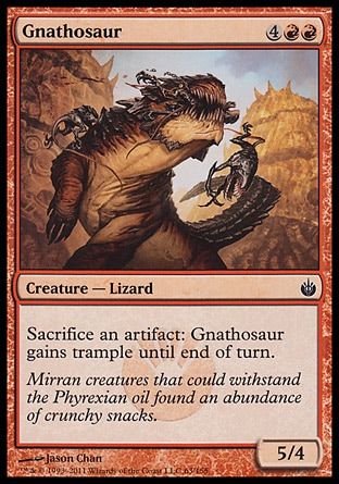 Gnathosaur (Mirrodin Besieged) Trading Card