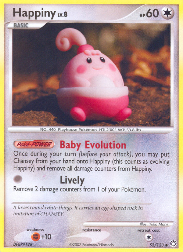 Happiny (52/123) - Mysterious Treasures Pokémon Card