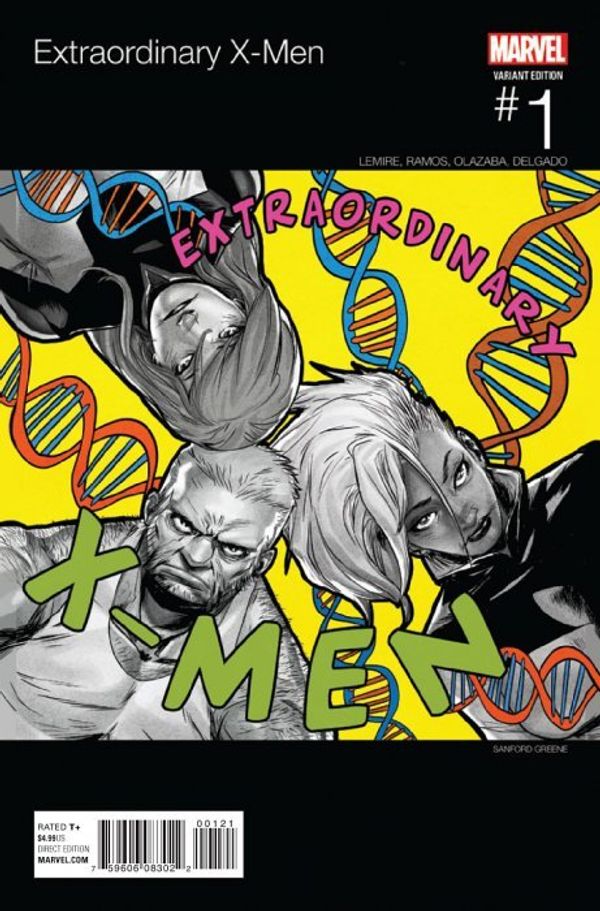 Extraordinary X-Men #1 (Greene Hip Hop Variant)