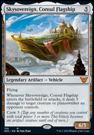 Skysovereign, Consul Flagship (Kamigawa Neon Dynasty Commander Decks) Trading Card