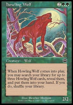 Howling Wolf (Mercadian Masques) Trading Card