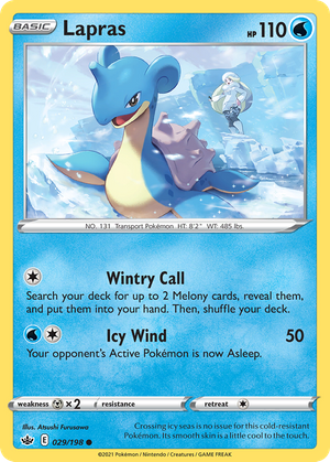 Lapras (29/198) - Chilling Reign